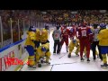 Brawl Sweden U20 Vs Russia U20 Robert Hagg Jesper Pettersson Vs Nikita Zadorov Andrey Mironov