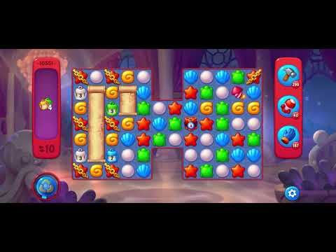 Fishdom Hard level 10551 no boosters フィッシュダム ハード