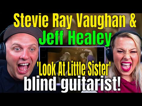 Blind Guitarist Jeff Healey & Stevie Ray Vaughan - 'Look At Little Sister' | THE WOLF HUNTERZ REACT