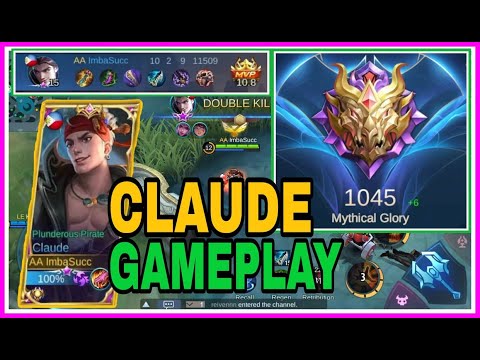 Claude Core Gameplay ll Rank Game ll - Mobile Legend