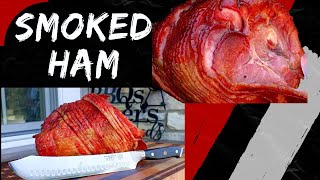 This Brown Sugar Maple Smoked Ham Recipe is the Best EVER!