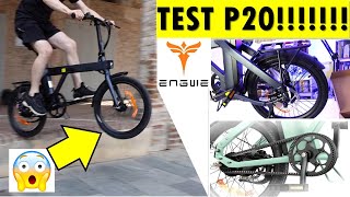 ENGWE P20 recensione bici elettrica pieghevole da città 250W e sensore di coppia unboxing montaggio