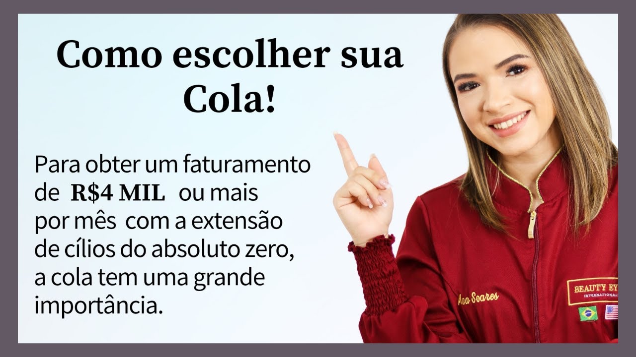 Watch Now Como Escolher a Melhor Cola para Extensão de Cílios | Ana Soares Como Escolher a Melhor Cola para Extensão de Cílios | Ana Soares
