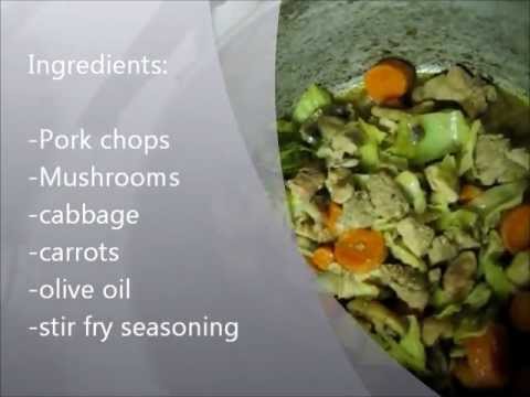 Goku eats this...(1850 Calories) "Alpha Pasta" & "Fiber-Power Pork Chops"