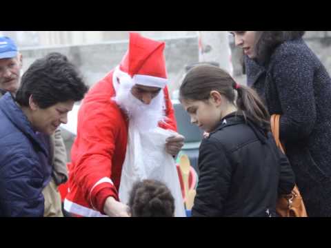 O Pai Natal andou pelas ruas de Vinhais - dezembro 2013