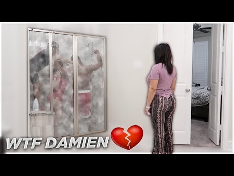 CAUGHT IN THE SHOWER PRANK WITH CARMEN FROM CARMEN & COREY 💔