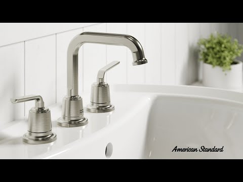 Kenridge Two-Handle 8-Inch Widespread Bathroom Faucet // BRUSHED NICKEL // YouTube Video