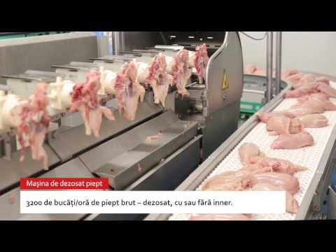 Mașina de dezosat piept - Responsabilă de pieptul curat