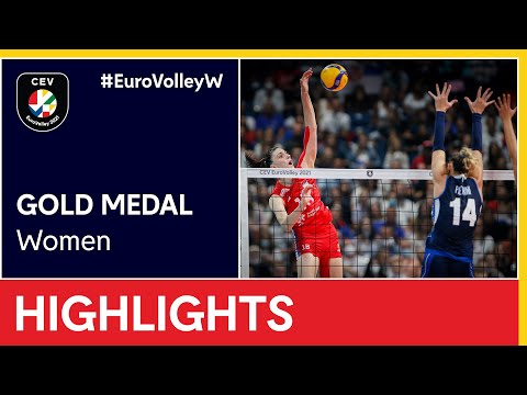 Serbia vs. Italy Highlights - #EuroVolleyW