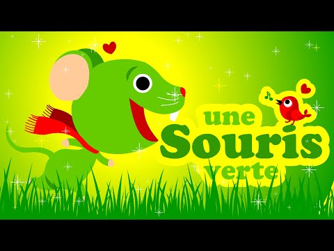 Une souris verte 🐭🐭🐭 et une heure de petites comptines pour les bébés