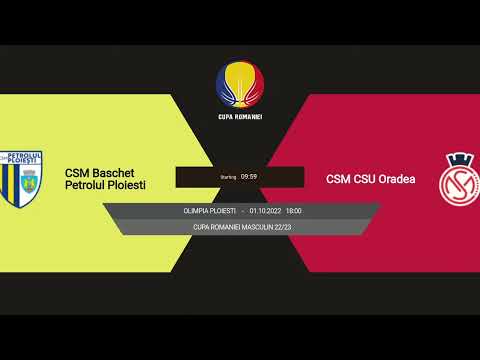 CRBM 2022-2023: CSM Baschet Petrolul Ploiești - CSM CSU Oradea