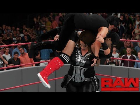 WWE 2K18 RAW TAMINA & AJ LEE VS KAITLYN & NIA JAX (RETURNS)