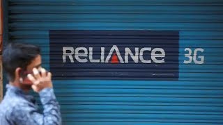 Reliance Communications shares fall by over 48% as company files for bankruptcy