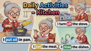 Learn English in the Kitchen with Grandma 👵🍳 | Daily Sentences