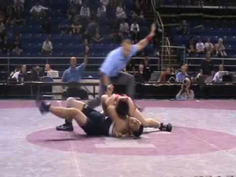 Cadet Freestyle 125  Zack Horan (PA) pin Jake Short (MN)