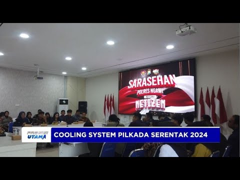 COOLING SYSTEM, POLRES NGAWI GELAR SARASEHAN BERSAMA WARGA