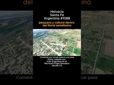 Helvecia, Santa Fe desde el Microsoft Flight Simulator #helvecia #santafe #msfs #argentina