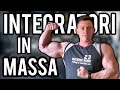 INTEGRAZIONE | I migliori integratori per la MASSA MUSCOLARE