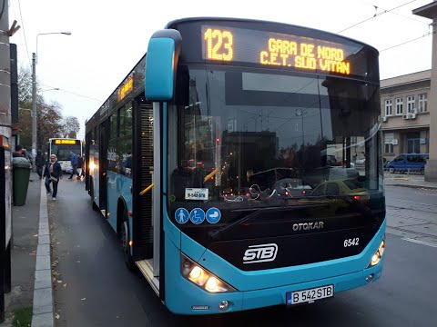 Cab View : Linia 123 : Gara de Nord - C.E.T. Sud Vitan