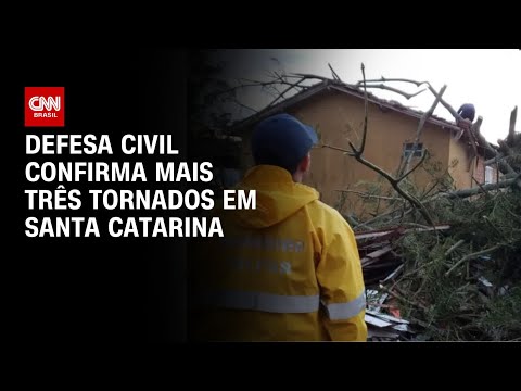 Ciclone extratropical: Defesa Civil confirma tornados em SC | AGORA CNN