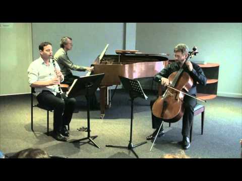 Brahms Trio Op 114 with F. Celata, clarinet - M. Farrell, cello - M. Leigh, piano