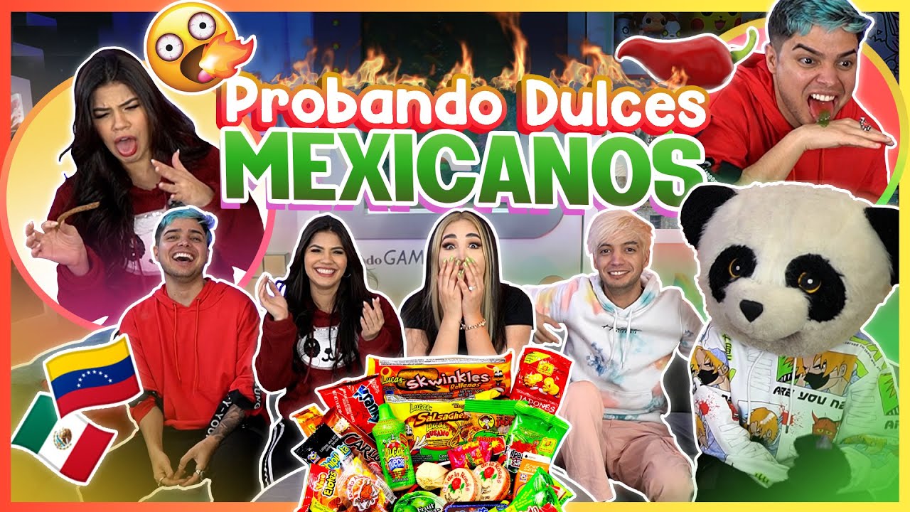 🔥YOLO AVENTURAS PRUEBAN DULCES MEXICANOS POR PRIMERA VEZ 🔥 **Salio MUY mal** 🤭 Queen Buenrostro