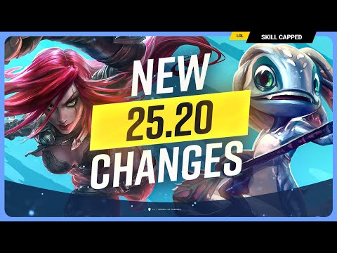 *NEW* CHANGES for PATCH 25.20! - WORLDS PATCH!