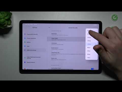How to Change Screen Recorder Quality in XIAOMi Redmi Pad
