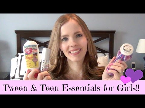 Tween & Teen Essentials for Girls:  Natural & Organic Sunscreen, Skincare, Hair & More! Video