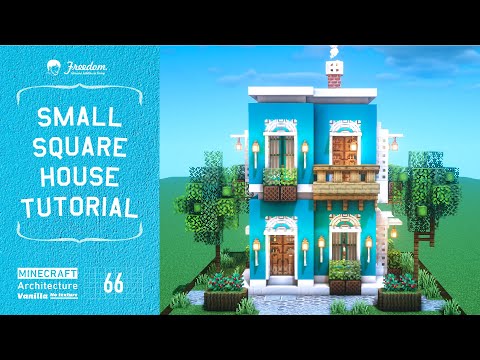 [Minecraft] Real architect's building base in Minecraft / Small square house #66