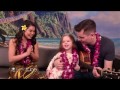 SWEET Father Daughter Duo & Moana Star Aulii Cravalho Sing How Far Ill Go!