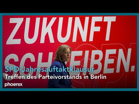 Jahresauftaktklausur des SPD-Parteivorstands: u.a. Grundsatzreden von Bärbel Bas und Lars Klingbeil