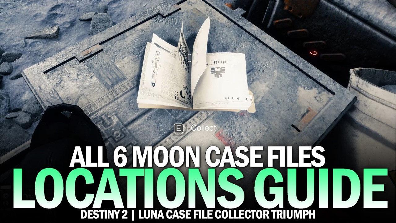 All 6 Moon Case Files Location Guide (Luna Case File Collector) [Destiny 2]