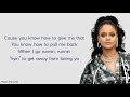 YOU DA ONE - RIHANNA (Lyrics)
