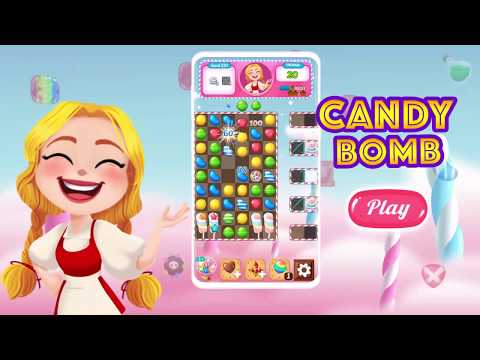 New Tasty Candy Bomb – #1 Free Candy Match 3 Game Video