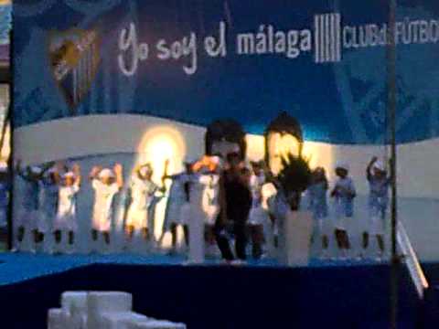 Entrada Del Spanish Fly En la Presentacion del Monreal Jugador Del Malaga CF
