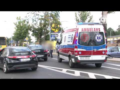 Dziecko potrącone na pasach