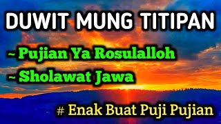 Download lagu DUIT MUNG TITIPAN 😢 Pujian Sholawat Jawa Setelah Adzan Yang Menyejukan mp3