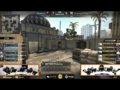 r1seCup MMClub - Dexterity vs RampageKillers - Dust2 - Semifinal