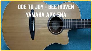 Video thumbnail for Yamaha APX 5NA - Beethoven's Ode To Joy by David