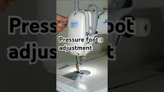 Pressure foot adjustment. #sewing #sewinghacks #jacksewingmachine #sewingtips #sewingmachine