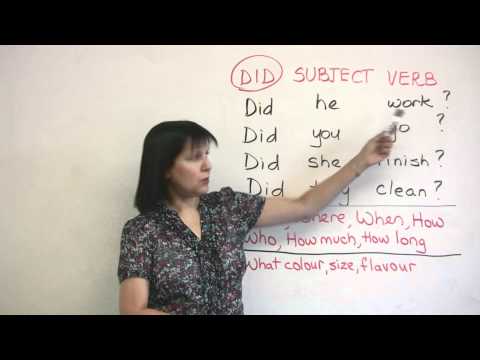 English Grammar Prepositions to say where you live AT ON IN