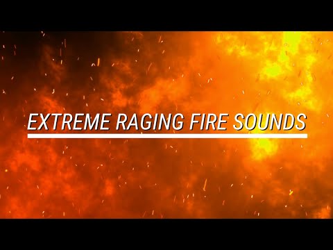 Extreme Raging Fire Sounds for Relaxation, White Noise 👉Nature Sounds for Sleep and Relaxation