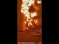 Huge industrial fire in Bibb County Alabama