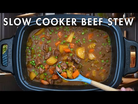 Slow Cooker Beef Stew Recipe (Best Ever, Hearty & Tender)