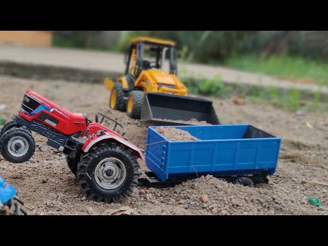 JCB & Tractor videos | JCB vs Mahindra Novo Tractor vs Mahindra yuvraj Tractor | JCP |JCB | Toys