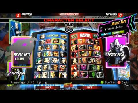 SXU2015 UMVC3 Top 8 RSxSaiyan vs Chilennox Losers Finals