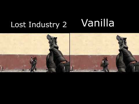 Lost Industry Ragdoll Phys vs Vanilla Gmod Ragdoll Physics(MOD OUT NOW)