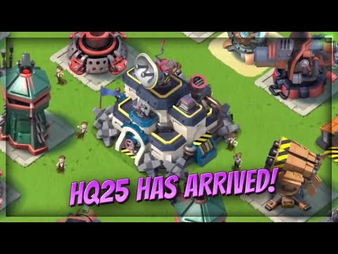 Le QG 25 est DISPONIBLE ! (Boom Beach)