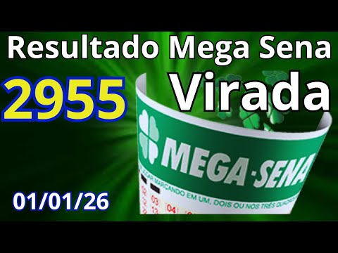 Vídeo: Resultado 2955 Mega-Sena: números e premiação
